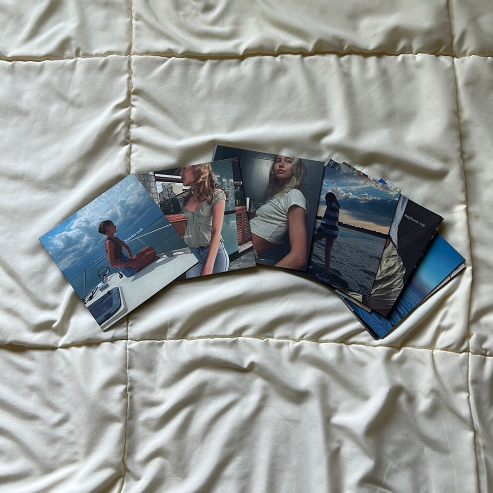 brandy melville photo cards